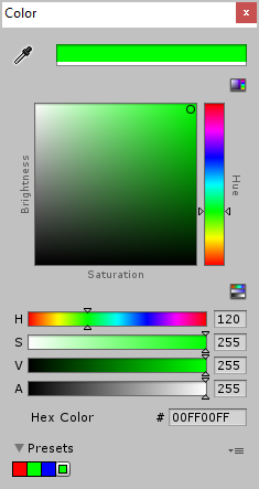 Colour selector